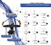 Anjon Manufacturing 1.5 HP Monsoon 15,000 Floating Fountains with 13 Interchangeable Nozzles!