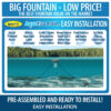 EasyPro 1/2hp and 1hp Aqua Fountains