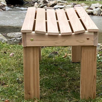 A&L Furniture Co. 4' Amish-Made Cedar Courtyard Bench
