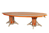 Amish-Made SurfAira Collection Surfboard-Shaped Dining Tables