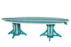 Amish-Made SurfAira Collection Surfboard-Shaped Dining Tables