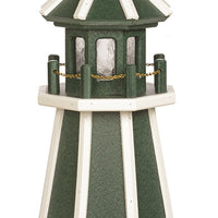 Amish-Made Poly Two-Color Lighthouses