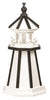 Amish-Made 8-Sided Wooden Painted Lighthouses