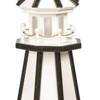 Amish-Made Hybrid (Wood and Poly) Painted Lighthouses