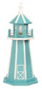 Amish-Made Hybrid (Wood and Poly) Painted Lighthouses