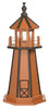 Amish-Made 8-Sided Wooden Painted Lighthouses