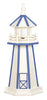 Amish-Made 8-Sided Wooden Painted Lighthouses