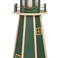 Amish-Made Hybrid (Wood and Poly) Painted Lighthouses