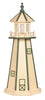 Amish-Made 8-Sided Wooden Painted Lighthouses