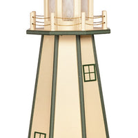 Amish-Made Hybrid (Wood and Poly) Painted Lighthouses