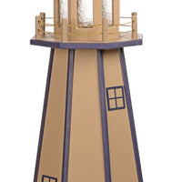 Amish-Made 8-Sided Wooden Painted Lighthouses