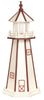 Amish-Made 8-Sided Wooden Painted Lighthouses