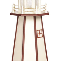 Amish-Made Hybrid (Wood and Poly) Painted Lighthouses