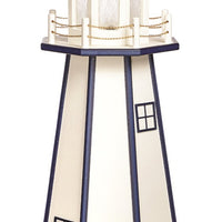 Amish-Made Hybrid (Wood and Poly) Painted Lighthouses