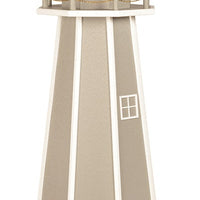 Amish-Made 8-Sided Wooden Painted Lighthouses