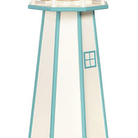 Amish-Made 8-Sided Wooden Painted Lighthouses