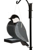 Amish-Made Deluxe Bird-Shaped Wooden Birdfeeders