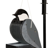 Amish-Made Deluxe Bird-Shaped Wooden Birdfeeders