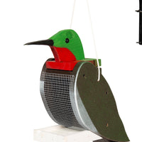 Amish-Made Deluxe Bird-Shaped Wooden Birdfeeders