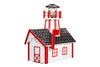 Amish-Made Poly Lighthouse Mailboxes with Aluminum Diamond-Plate Roofs & working solar light!