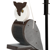 Amish-Made Deluxe Bird-Shaped Wooden Birdfeeders