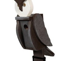 Amish-Made Deluxe Bird-Shaped Wooden Birdhouses