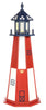 Amish-Made Hybrid Wood and Poly Patriotic Lighthouses, Cape Henry Style