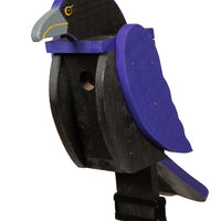 Amish-Made Deluxe Bird-Shaped Wooden Birdhouses