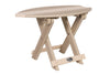 Amish-Made SurfAira Collection Surfboard-Shaped Folding Poly Side Table