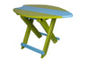 Amish-Made SurfAira Collection Surfboard-Shaped Folding Poly Side Table