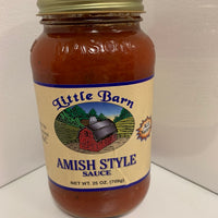 Little Barn PA Dutch Pasta Sauces in 25 oz. Glass Jars.