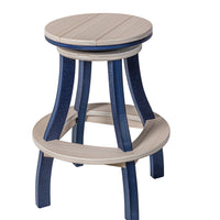 Amish-Made Anchor Avenue Collection Poly Swivel Bar Stools