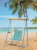 Ironstone Hanging Hammock Chair Swing with Powder Coated Stand
