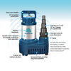 Discover professional-grade pond and waterfall pumps engineered for reliability and performance. Built with a durable stainless steel body, these pumps are designed for long-lasting use in both residential and commercial installations, delivering consistent water circulation for ponds, waterfalls, and water features.