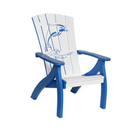 Amish-Made Bayside Collection Poly Patio Chairs with Ocean Designs