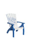 Amish-Made Bayside Collection Poly Patio Chairs with Ocean Designs