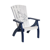 Amish-Made Bayside Collection Poly Patio Chairs with Ocean Designs