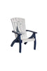 Amish-Made Bayside Collection Poly Patio Chairs with Ocean Designs