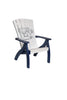 Amish-Made Bayside Collection Poly Patio Chairs with Ocean Designs