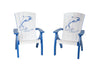 Amish-Made Bayside Collection Poly Patio Chairs with Ocean Designs