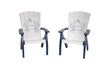 Amish-Made Bayside Collection Poly Patio Chairs with Ocean Designs