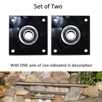 Replacement Axles and Bearing Sets for our Amish-made Wooden Water Wheels