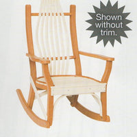 Amish-Made Poly Bentwood Style Rocking Chair - Local Purchase at our Boutique in Downingtown PA only