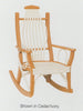 Amish-Made Poly Bentwood Style Rocking Chair with Round Trim - Local Purchase at our Boutique in Downingtown PA only.  Rocker!