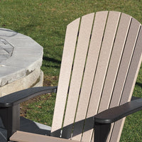 Amish-Made Poly FOLDING Fanback Adirondack Chairs - Local Pickup ONLY in Downingtown PA