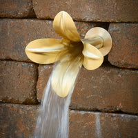 Blue Thumb Brass Flower Spouts