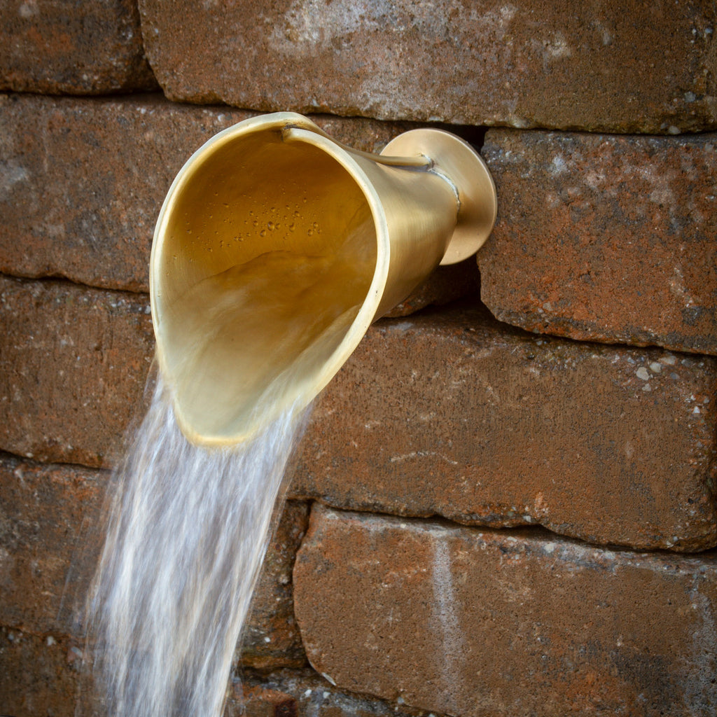 Blue Thumb Brass Flower Spouts