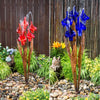 Blue Thumb Copper Iris Flower Complete Fountain Kits