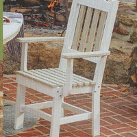 Amish-Made Poly Outdoor Dining Chair to fit our Farm and Dining Tables (with or without Arms)- Local Pickup ONLY in Downingtown PA