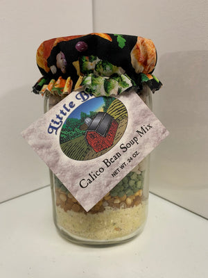 Little Barn Soup Mixes in 32 OZ. Glass Jars.   Product weighs between 2O to 23 OZ.